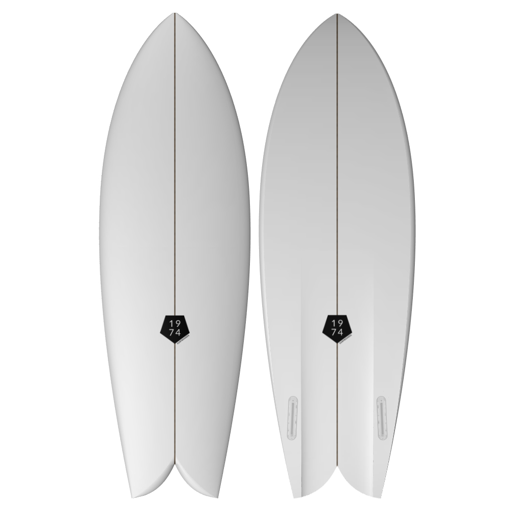 Twin Fin Fish Surfboard - Classic Twin – 1974 Surfboards