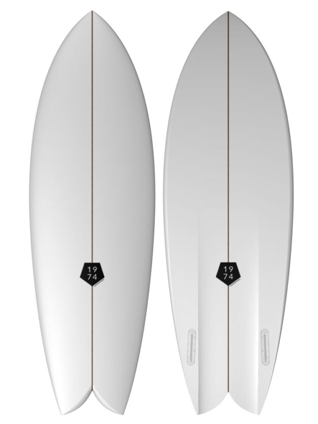 Twin Fin Fish Surfboard - Classic Twin – 1974 Surfboards