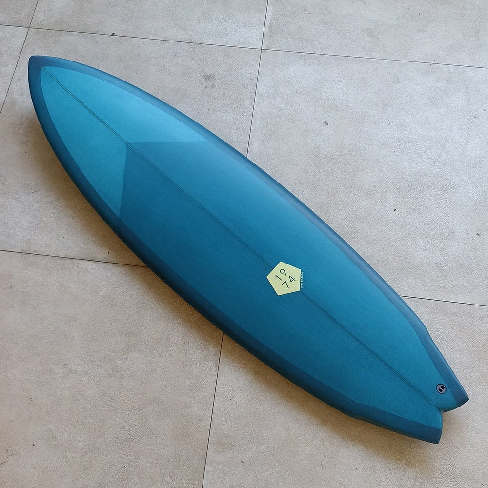 Performance Twin Fin Fish Surfboard – 1974 Surfboards