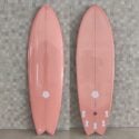 Mid length fish surfboard
