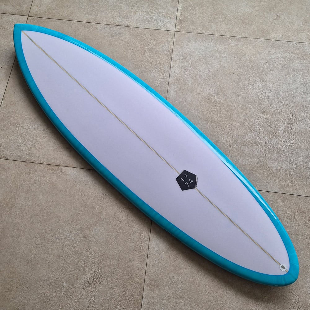 Twin Fin Mid Length Surfboard – 1974 Surfboards Twin Fin Mid Length Surfboard – 1974 Surfboards